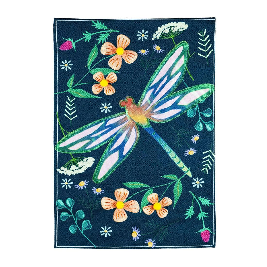 Dragonfly Garden House Flag - Kitty Hawk Kites Online Store