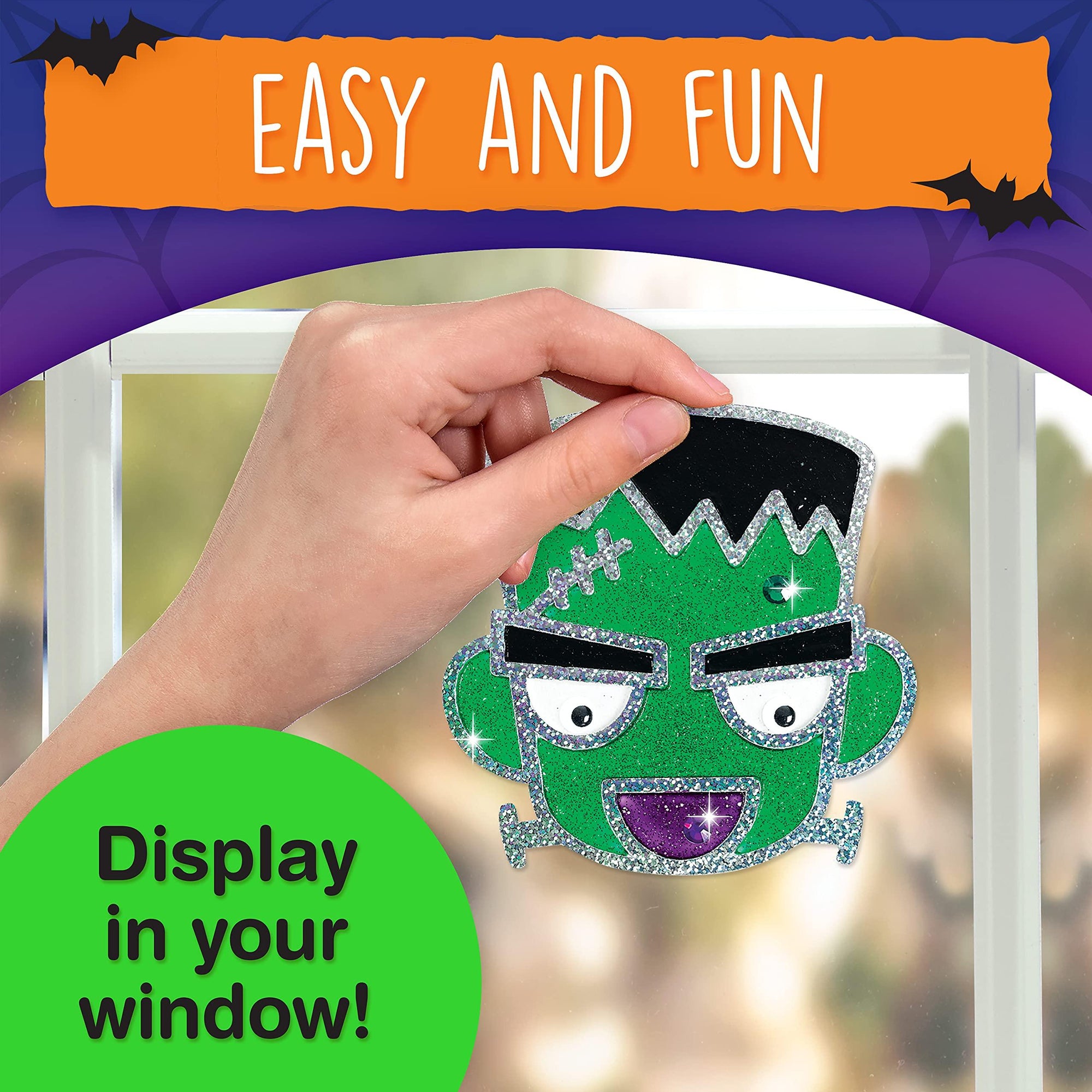 Creativity For Kids Halloween Easy Sparkle Window Art - Kitty Hawk Kites Online Store