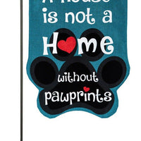 Paw Prints Burlap Garden Flag - Kitty Hawk Kites Online Store