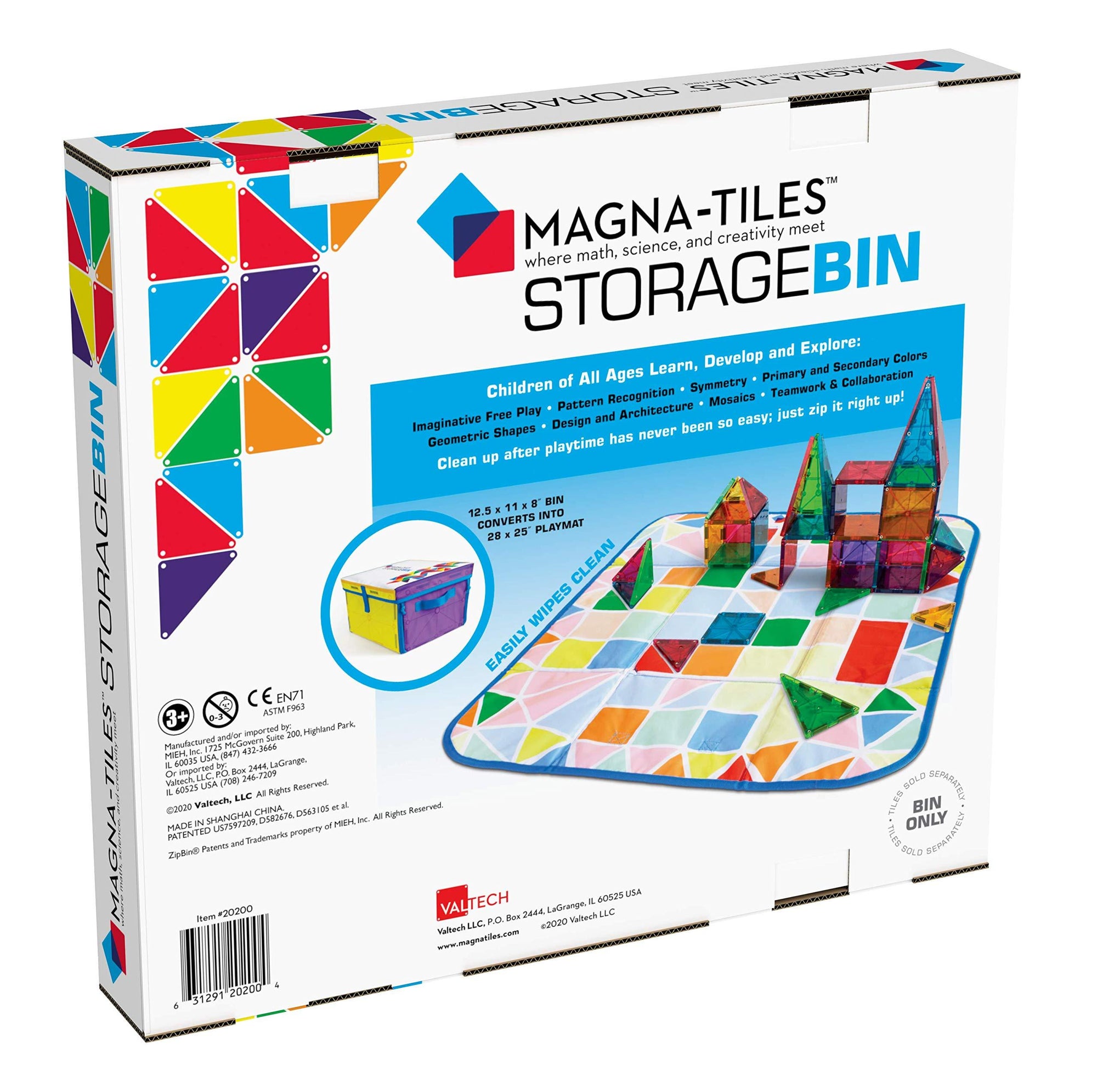 Magna-Tiles Storage Bin &amp; Interactive Play-Mat - Kitty Hawk Kites Online Store