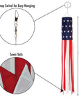 60 inch Embroidered Star Windsock - Kitty Hawk Kites Online Store