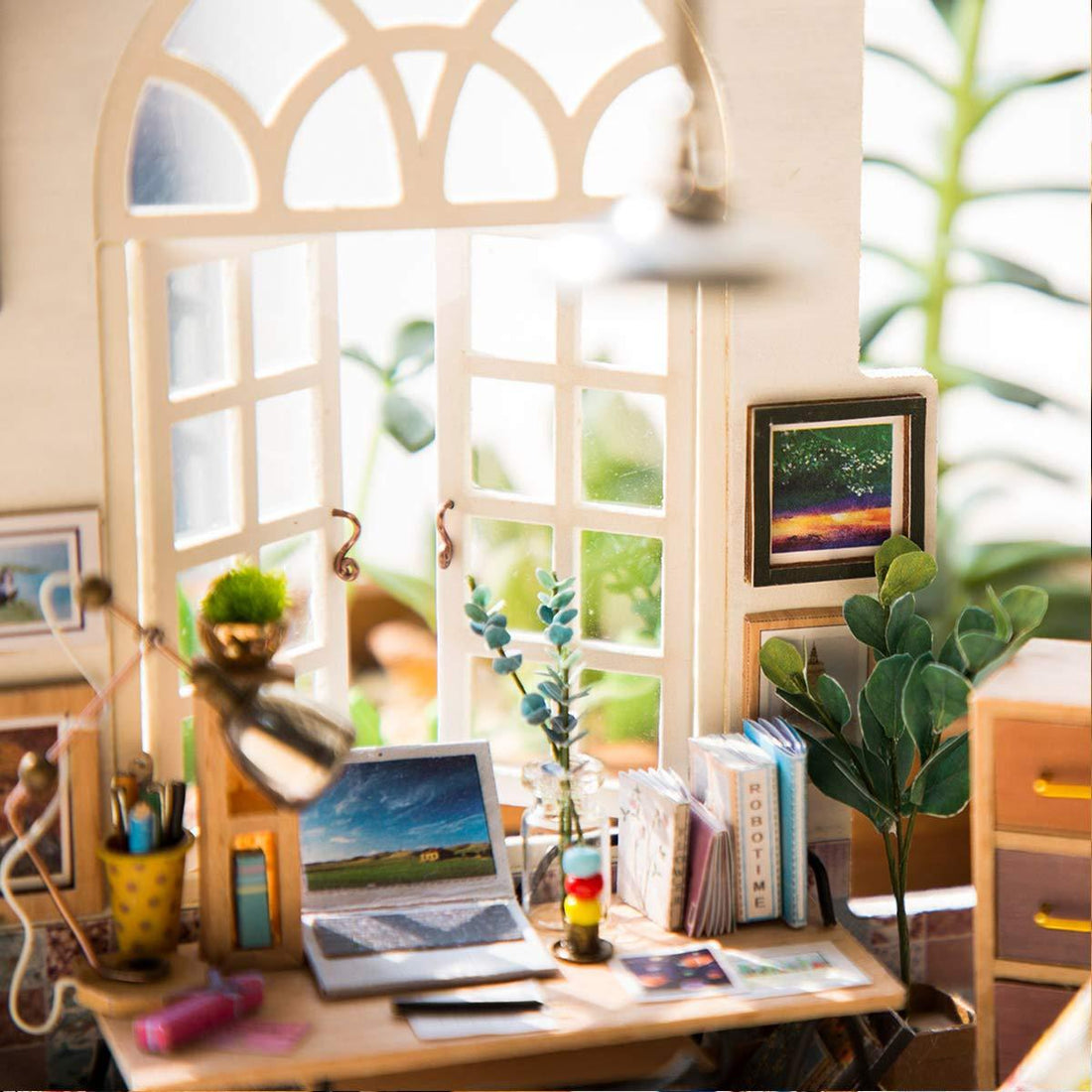 Home Office 3D Wooden Dollhouse - Kitty Hawk Kites Online Store