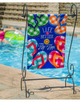 Plaid Flip Flop Garden Flag - Kitty Hawk Kites Online Store