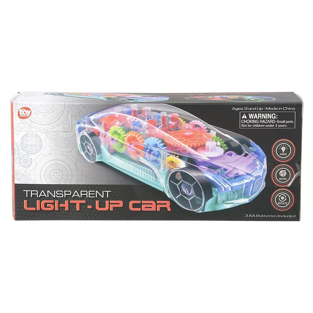 8" Light-UP Transparent CAR - Kitty Hawk Kites Online Store