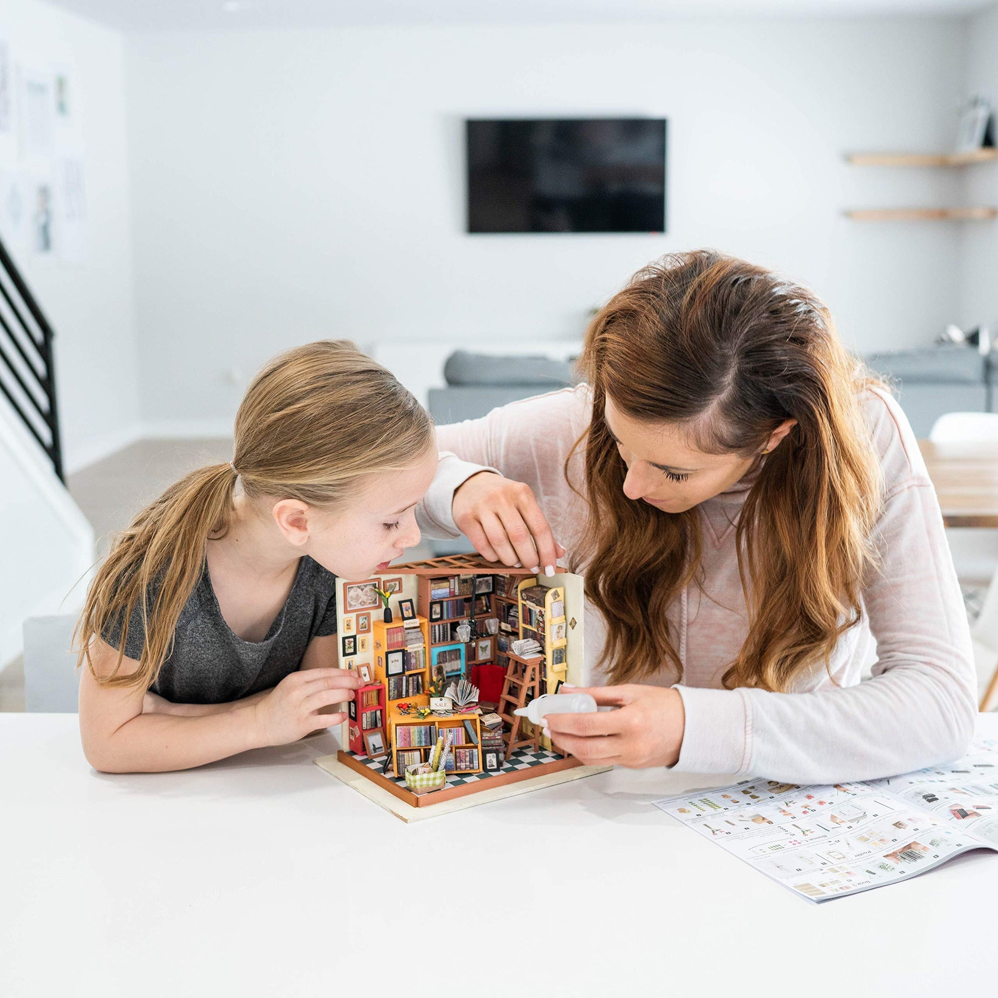 Sam's Study Library Wooden Dollhouse - Kitty Hawk Kites Online Store