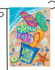 Better At The Beach Garden Flag - Kitty Hawk Kites Online Store