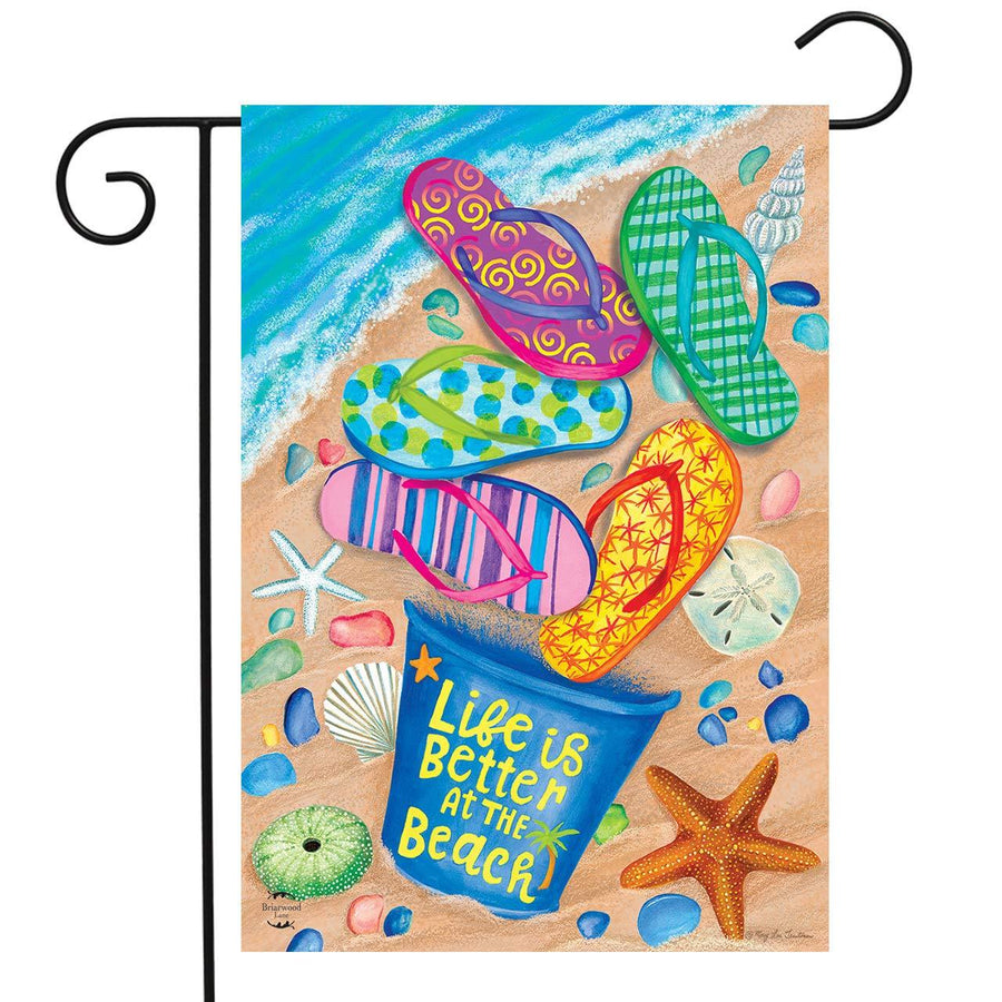 Better At The Beach Garden Flag - Kitty Hawk Kites Online Store