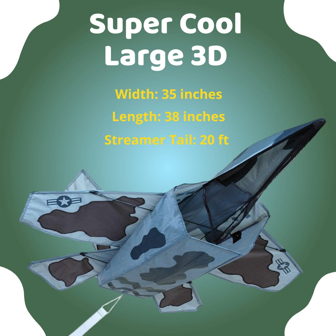 3D Jet Kite - Stealth - Kitty Hawk Kites Online Store