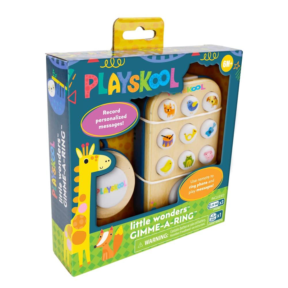 Playskool Little Wonders Gimme-A-Ring -- Toy Phone -- Leave Phone Messages for Baby -- Ages 6 Month+ - Kitty Hawk Kites Online Store