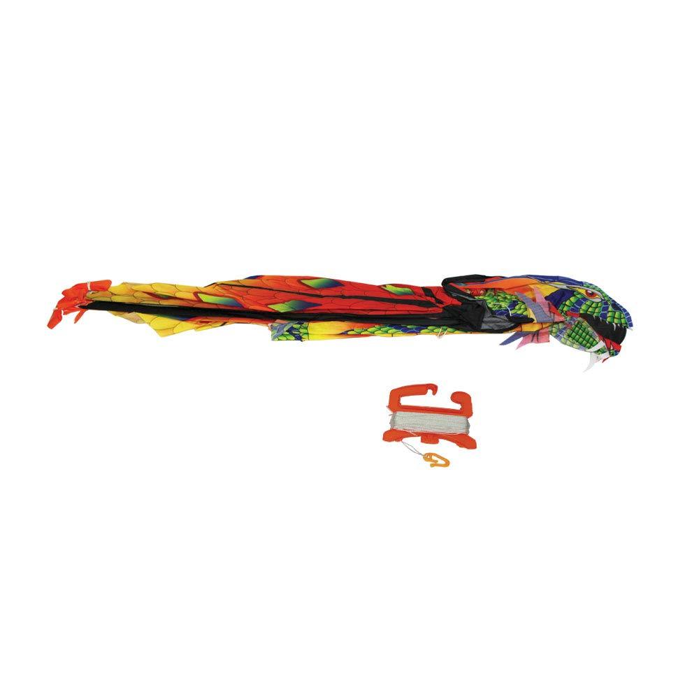 Brainstorm 76in 3D Dragon Yellow & Orange - Kitty Hawk Kites Online Store