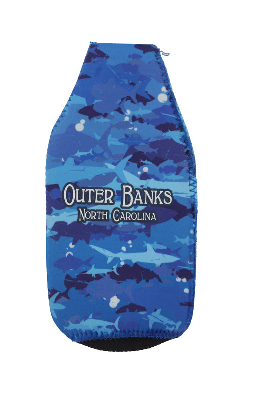 OBX CAMOFISH PARTY POPPER KOOZIE
