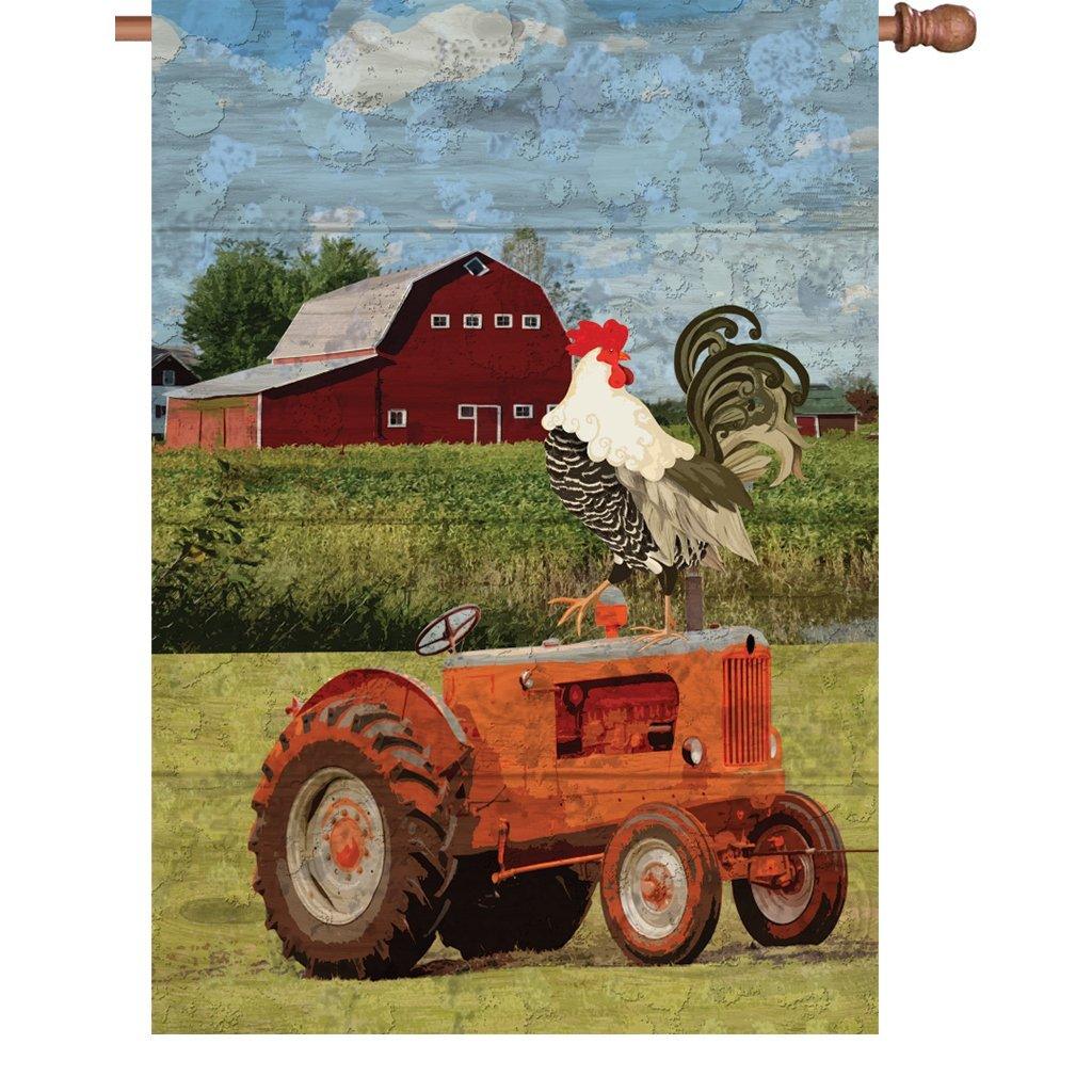 Farmer's Market Rooster House Flag - Kitty Hawk Kites Online Store