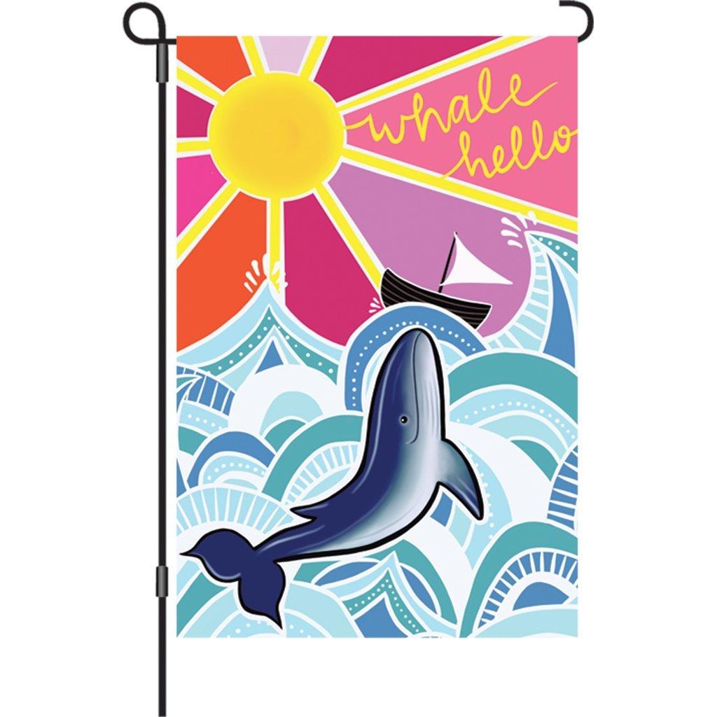 Whale Hello Garden Flag - Kitty Hawk Kites Online Store
