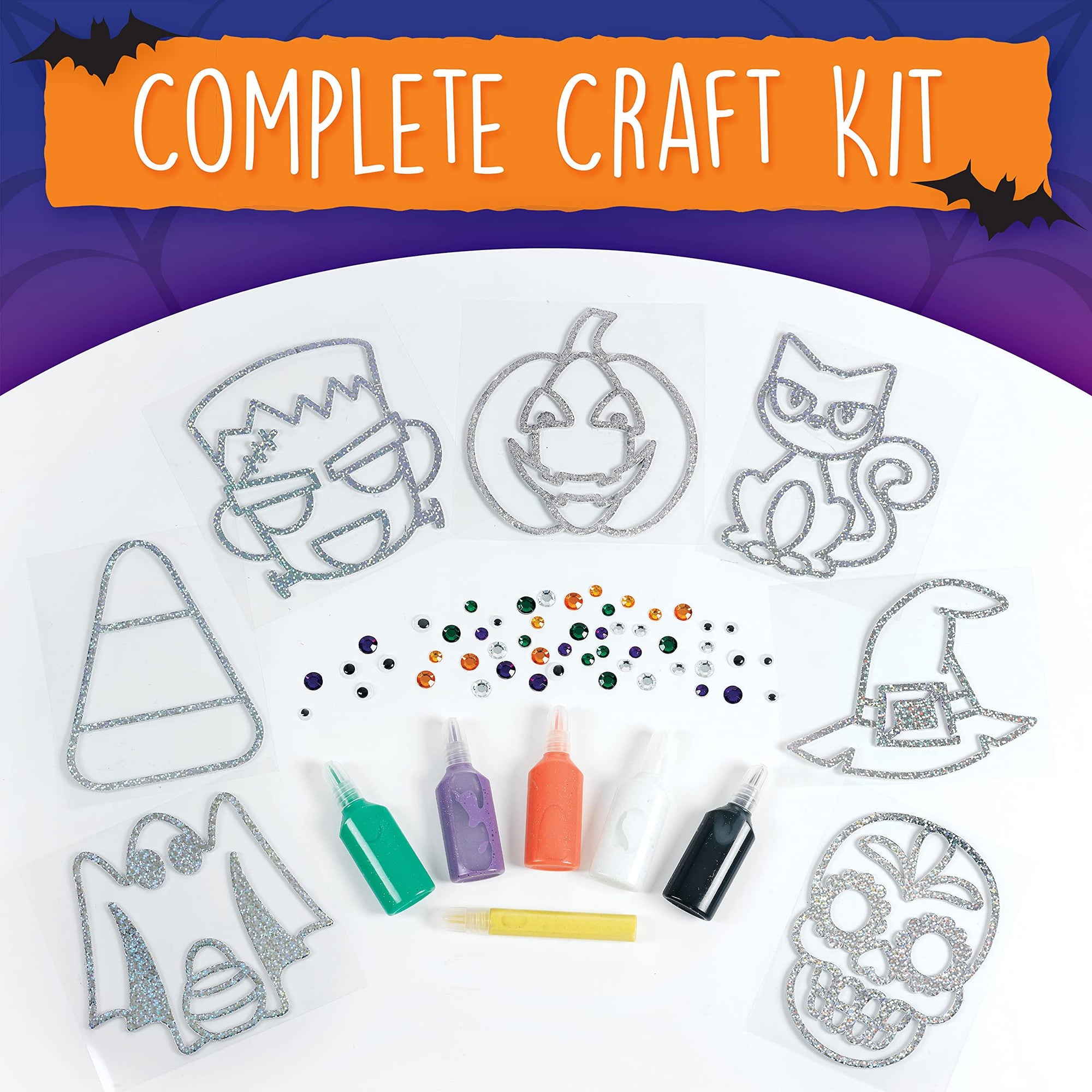 Creativity For Kids Halloween Easy Sparkle Window Art - Kitty Hawk Kites Online Store