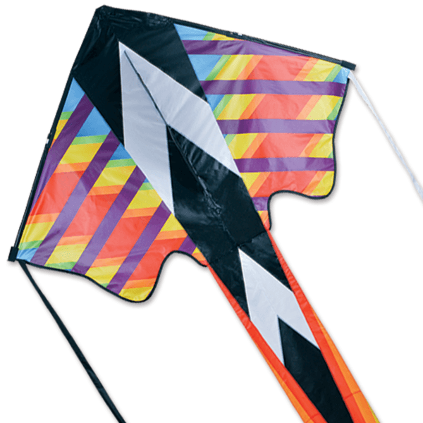 Rainbow Geometric Zephyr Kite - Kitty Hawk Kites Online Store