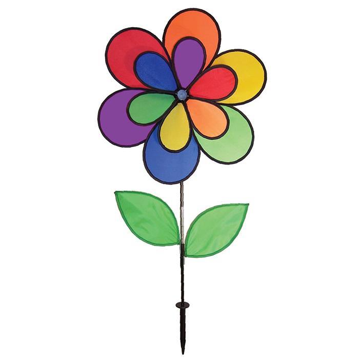 12 Petal Flower with Leaves Double Wheel Spinner - Kitty Hawk Kites Online Store