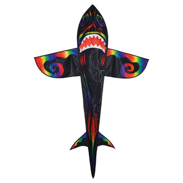 7.5ft Rainbow and Black Shark Kite - Kitty Hawk Kites Online Store