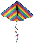 Rainbow Stripe 72" Delta With Spinning Tail - Kitty Hawk Kites Online Store