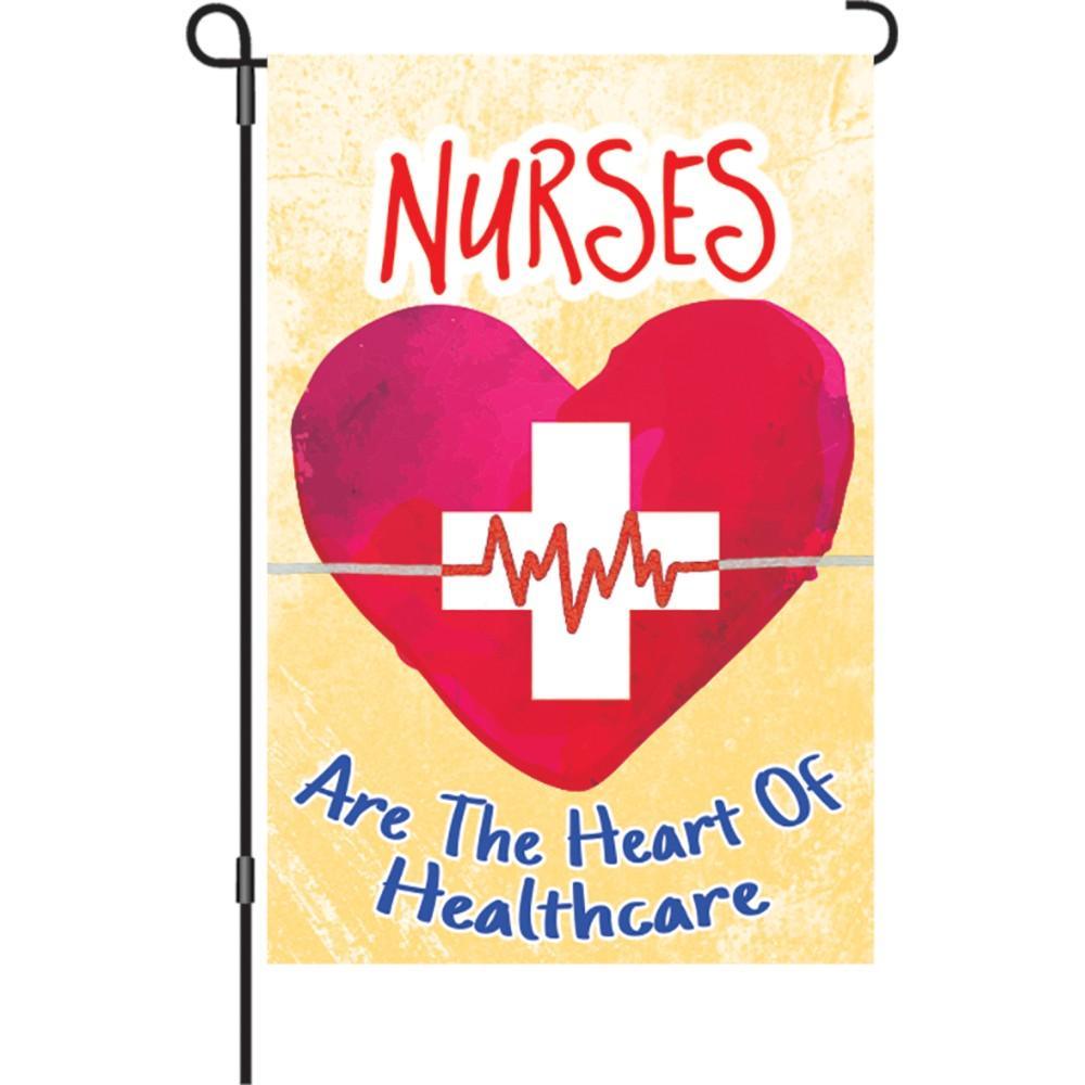 Nurses Heart Garden Flag - Kitty Hawk Kites Online Store