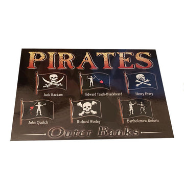 Outer Banks Pirate Flags Postcard - Kitty Hawk Kites Online Store