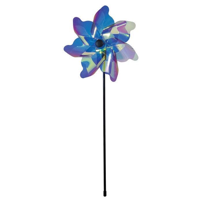 Iridescent 8&quot; Pinwheel Spinner With Fiberglass Wand - Kitty Hawk Kites Online Store