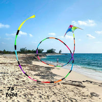 Prism Rainbow 75ft Tube Tail - Kitty Hawk Kites Online Store