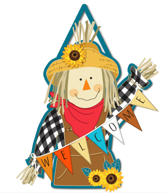 Scarecrow Welcome Door Decor - Kitty Hawk Kites Online Store