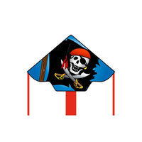 Eco Line Simple Flyers - Jolly Roger Large Delta Kite - Kitty Hawk Kites Online Store