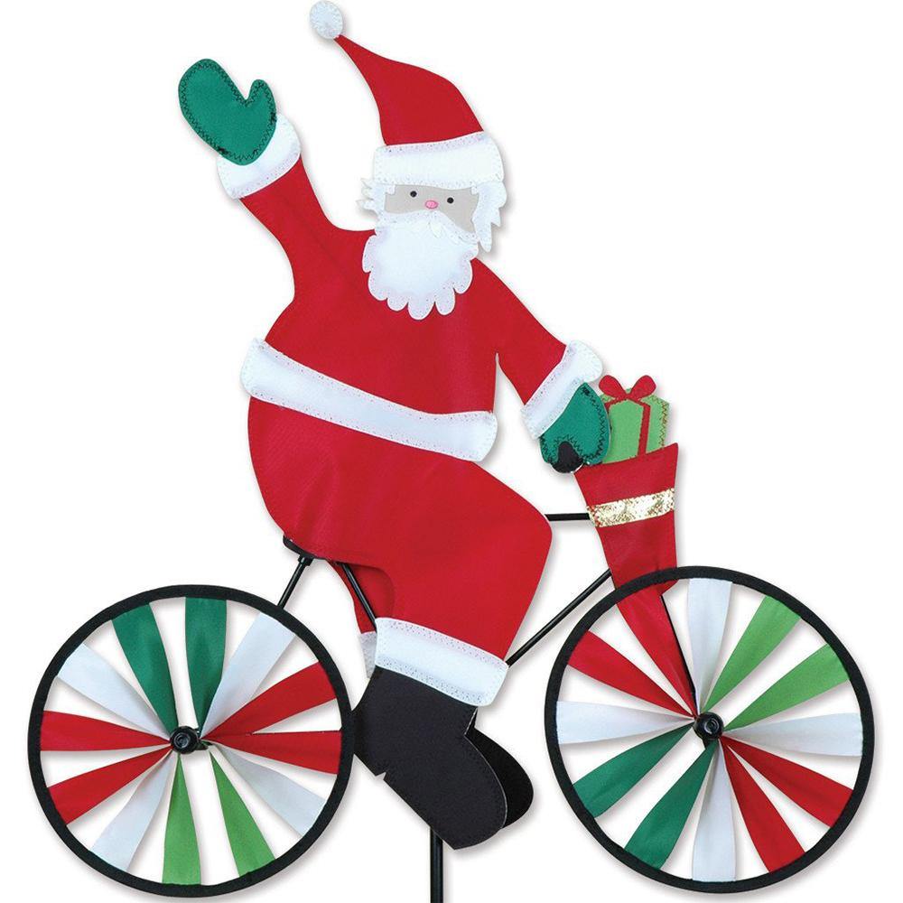 Santa On Bike Spinner - Kitty Hawk Kites Online Store
