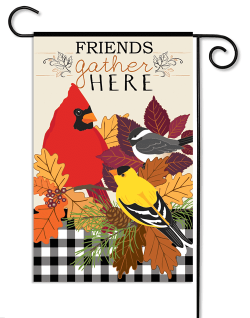 Fall Songbirds Applique Flag - Kitty Hawk Kites Online Store