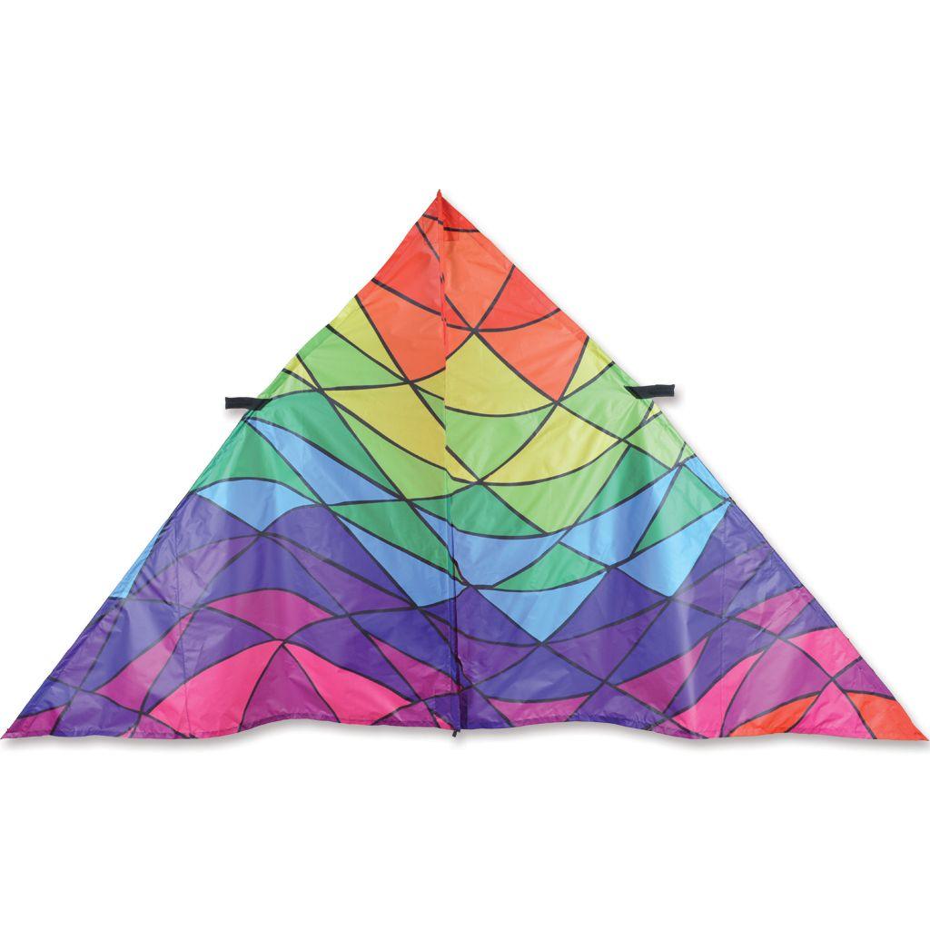 9ft Delta Kite - Rainbow Triangles - Kitty Hawk Kites Online Store